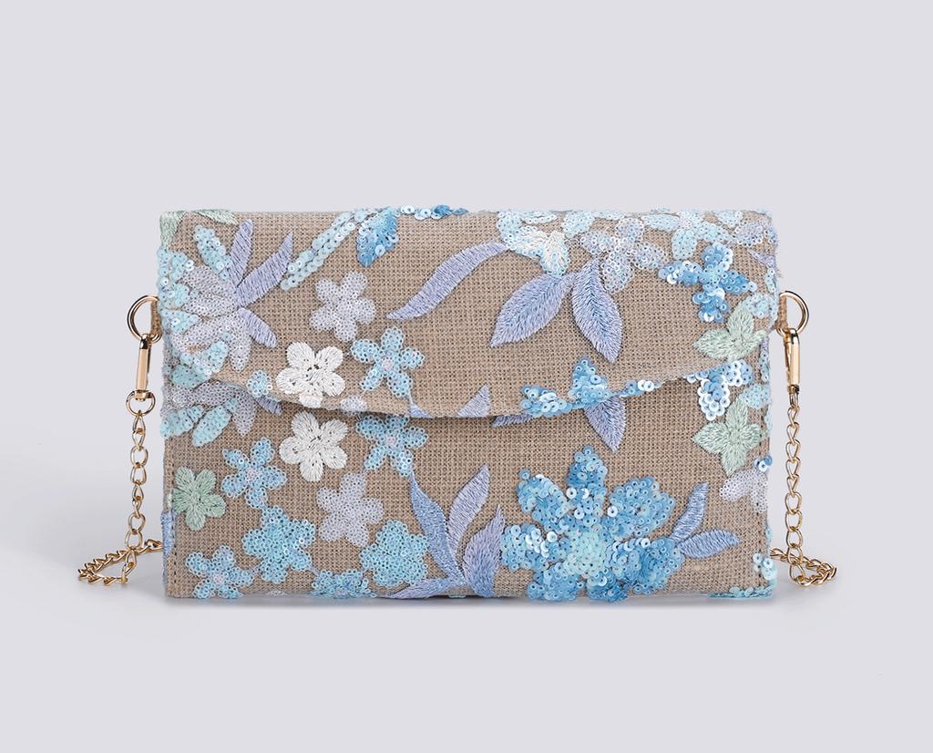 Premium sequined clutch bag  summer new fashion women's dinner bag lightweight niche envelope bag