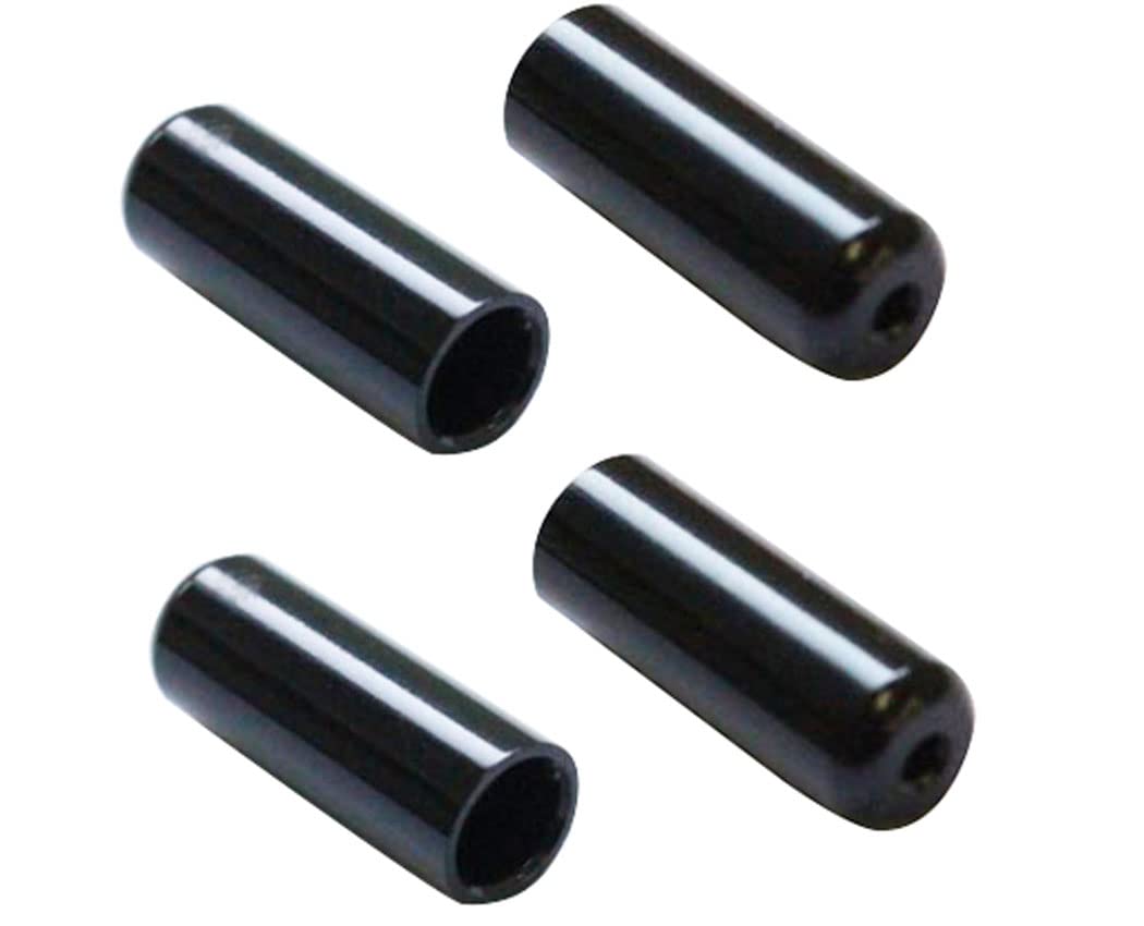 NISSEN CABLE Cable NI566 Aluminum Outer Cap for Made in Japan CO.,LTD (Nissen Co., Ltd.) Shifter, Black, 4-Pack, чёрный