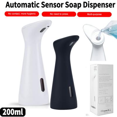 Automatischer Händedesinfektionsmittelspender Batteriebetrieben 200ML Handseifenspender PX6 Wasserdicht Berührungslos für Zuhause Hotel Restaurant