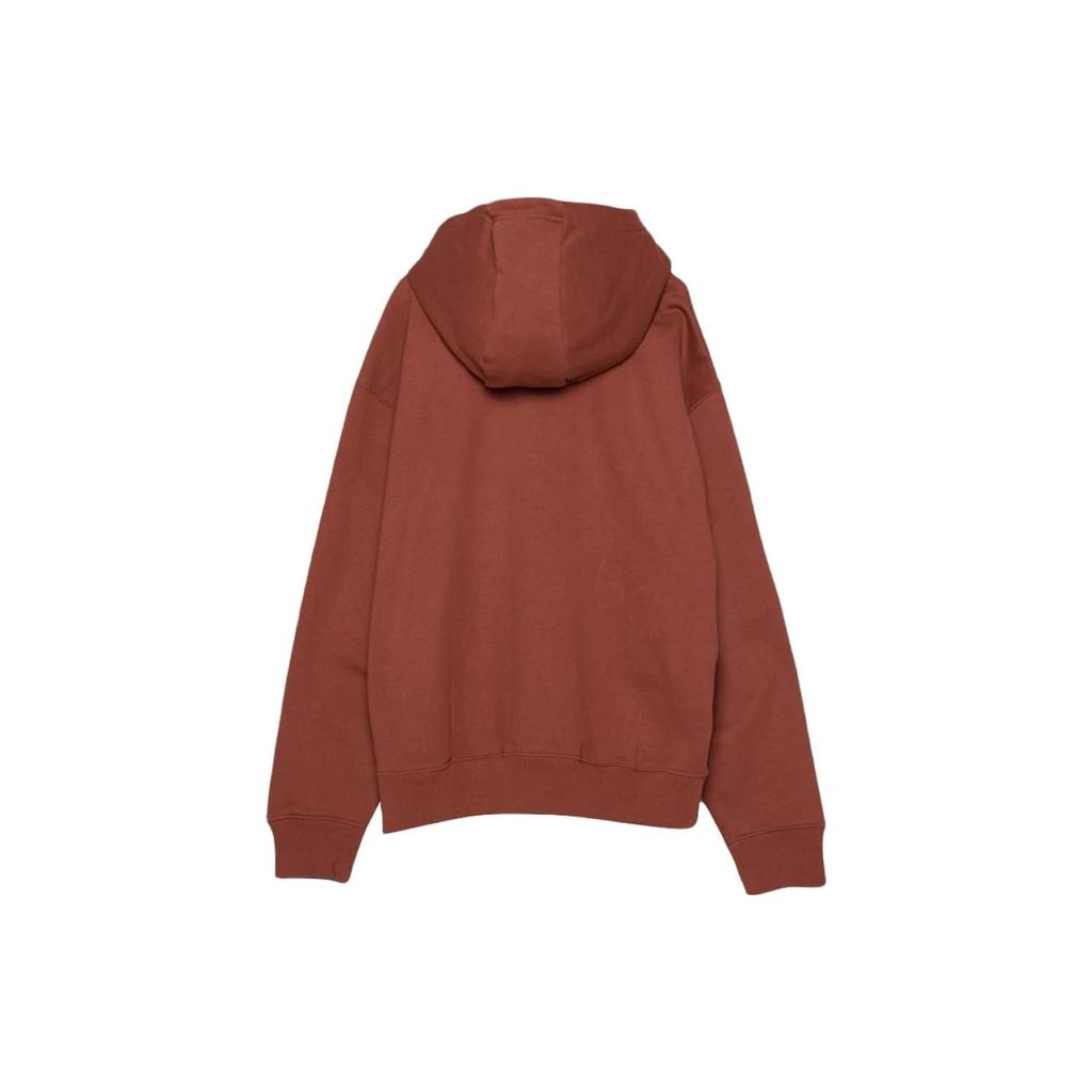 Nike Logo Print Loose Fit Hooded Long Sleeve Sweatshirt Men Sweatshirt Red CW4538-670