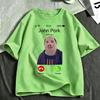 John Pork Is Calling Funny Meme T Shirts Unisexs Unisex Clothing Cotton Tshirts Fashion Oversized Short Sleeve Tshirt Streetwear