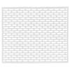 Sink Mat Rubber White Grid Insert Pad 33x28 cm