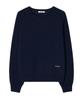 Nyuluki Cozy Round Knit Pullover_Navy