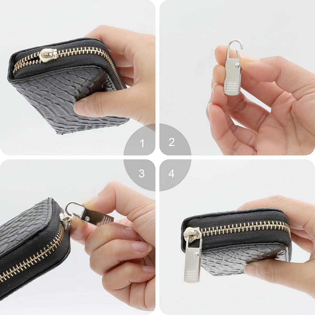 Removable Zipper Slider Puller Universal Zipper Pull Tab Repair Kit Replacement For Broken Buckle Clothing Suitcase Bag Zipper