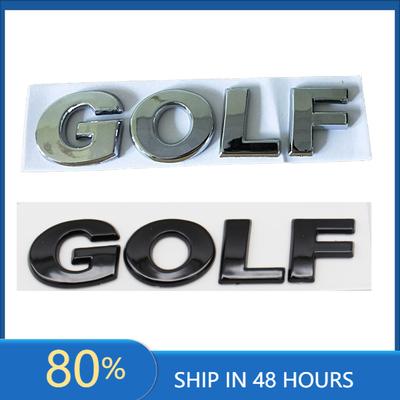 BAOC1 For VOLKSWAGEN VW GTI 1pc Car Sticker Rear Trunk Word Logo Emblem Chrome Letters For VW GOLF 4 5 6 7 GTI R-Line R32 MK4 MK5 MK6