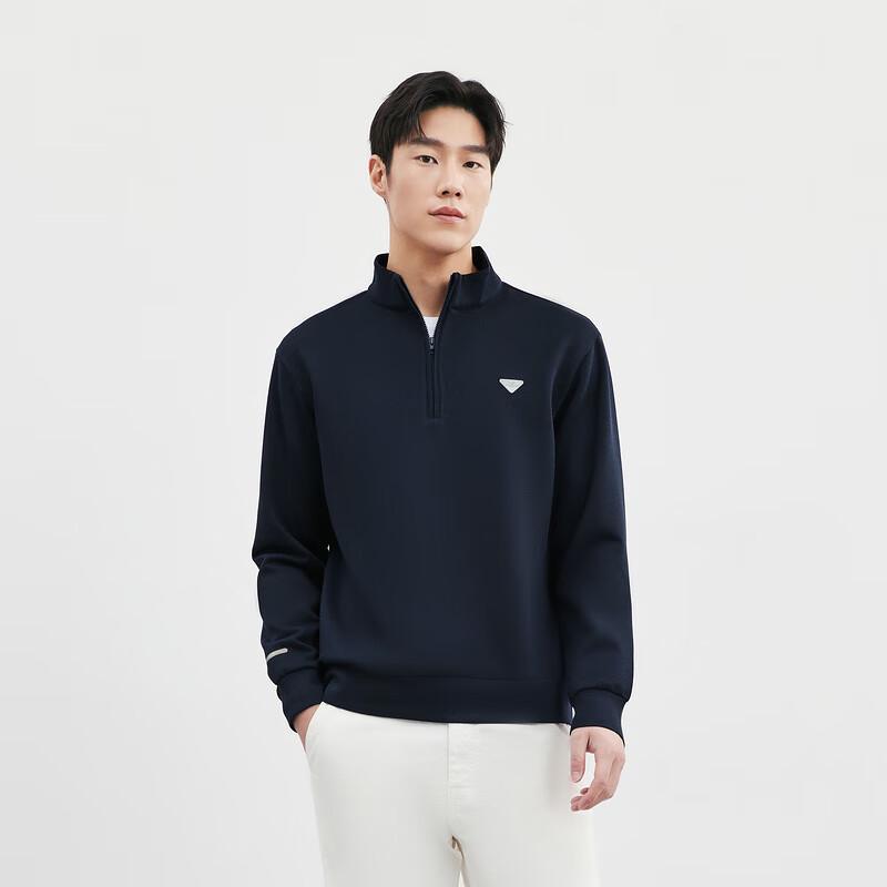 

SEPTWOLVES Men s Autumn/Winter Stand-Collar Sweatshirt 2XL