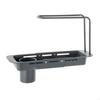 Stainless Steel Telescopic Sink Rack Storage Stand for Kitchen Storage X3UC