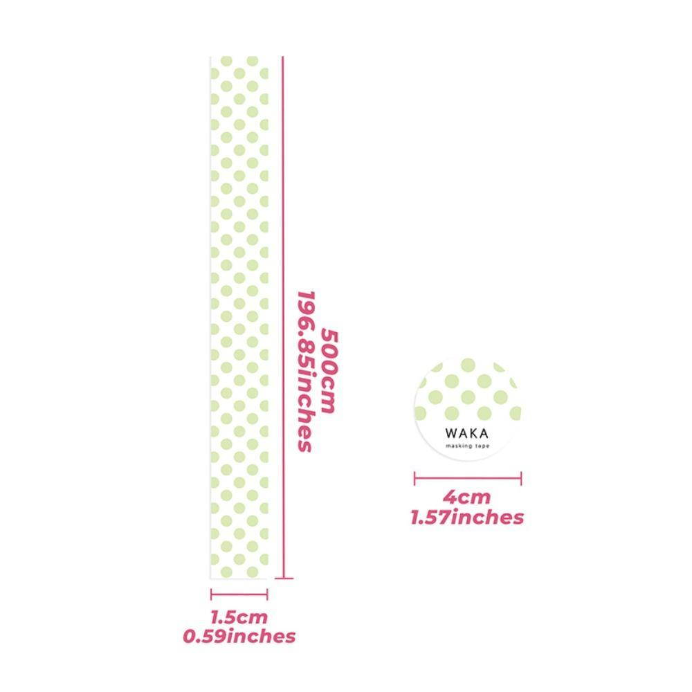 Colored Dots Washi Tape Polka Dot Decorative Stickers New Masking Tape  DIY Scrapbook