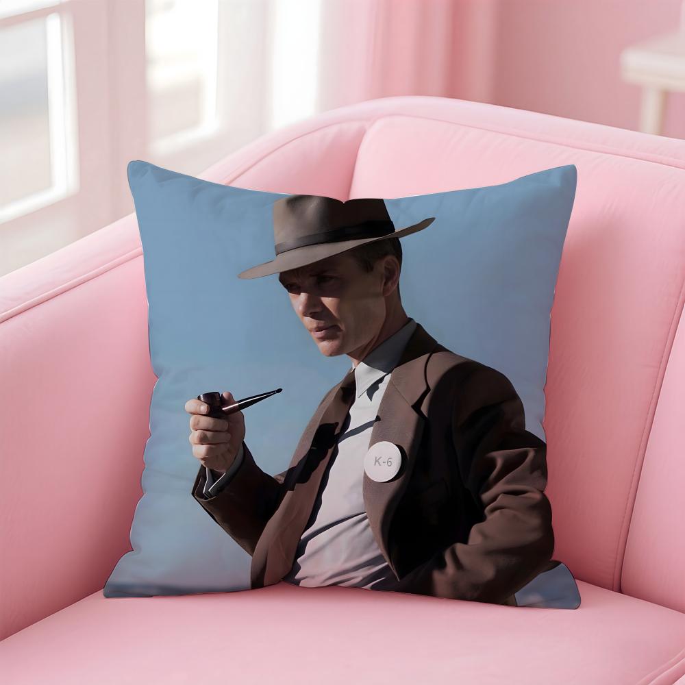 o-Oppenheimer Singer Cushion Cover Comfortable Reversible Pillow Cover Ideal for Car Sofa Bedroom & Beyond