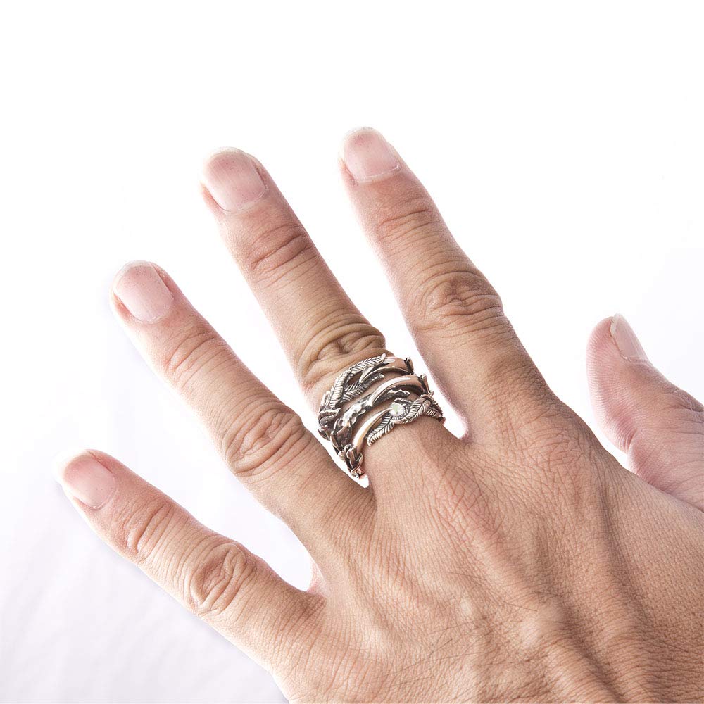 Artemis Classic Uriel Triple Ring Silver Accessories for Men and Brand Silver 925 (ac-acr0265) - Women, Jewelry, Ring,