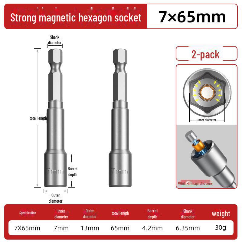 Dane Tools Magnetischer Inbusschlüssel und selbstschneidender Schraubendreher-Bohrersatz