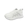 Spring, Summer, Autumn and Winter Women's Low-top Round-toe Lace-up White Shoes