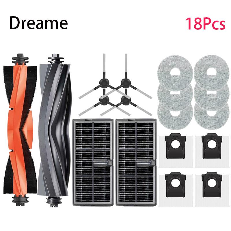 Für Dreame L10S Pro Ultra Heat, X30 Ultra, X30 Pro Plus Ersatzteile Zubehör Bürste Filter Mopptuch Staubbeutel