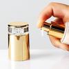 Portable Refillable Glass Cosmetic Bottle for Lotion or Cream with Press Spray