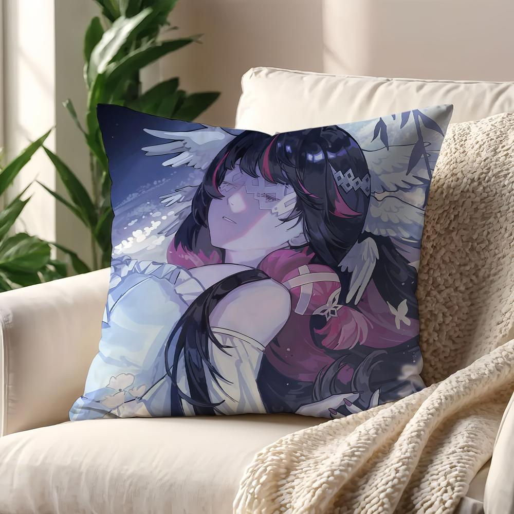 GGenshin Columbina Impact cushion cover For Pillow Printing Sofa Decoration Home Car Room Coffee Shop Office Nordic Simplicity