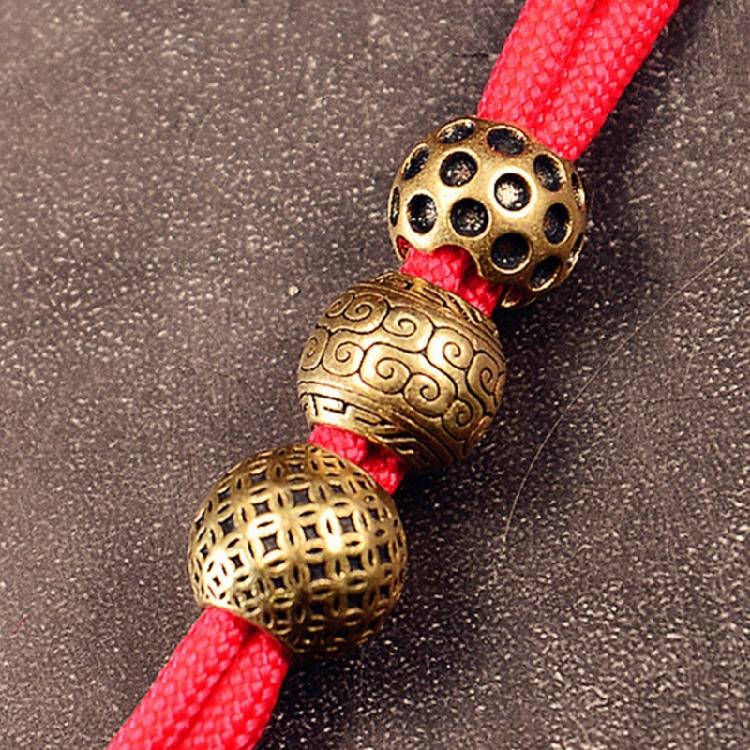 Jewelry Making Charm With Oversized Center Holes Copper Spacer Beads For DIY Bracelet Necklace Accessories