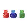 1PC 3cm 5cm Große Größe Holz Würfel Würfel Anzahl Oder Punkt Würfel Runde Coener Kid Spielzeug Spiel 6 seitige Würfel