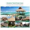 Fireproof Artificial Thatch Roof Decoration for Scenic Areas