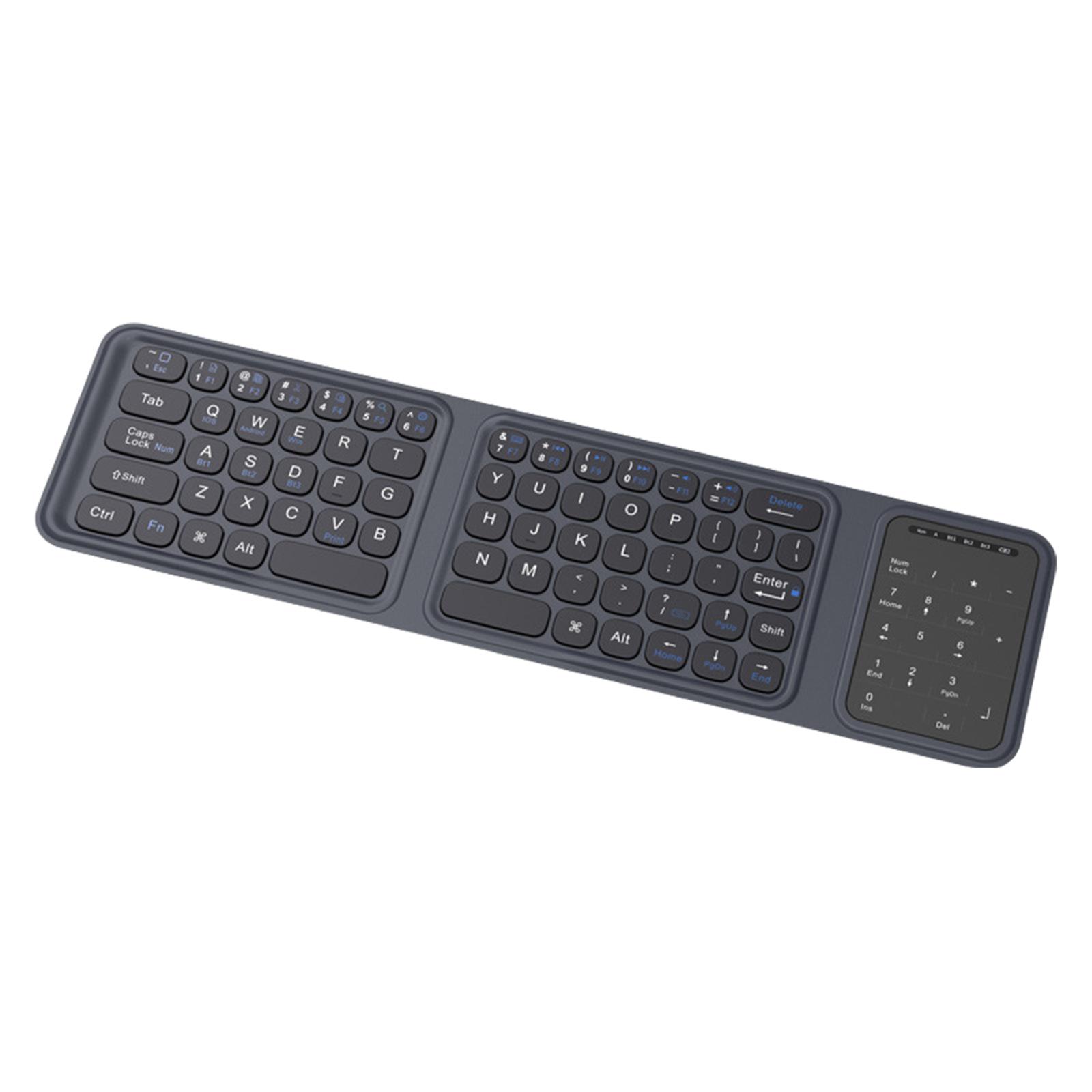 

Bluetoot-compatible 5.0 Multi-Function Keyboard Foldable Rechargeable Keyboard Portable Travel Keyboard for iPad Laptop Tablet China Mainland
