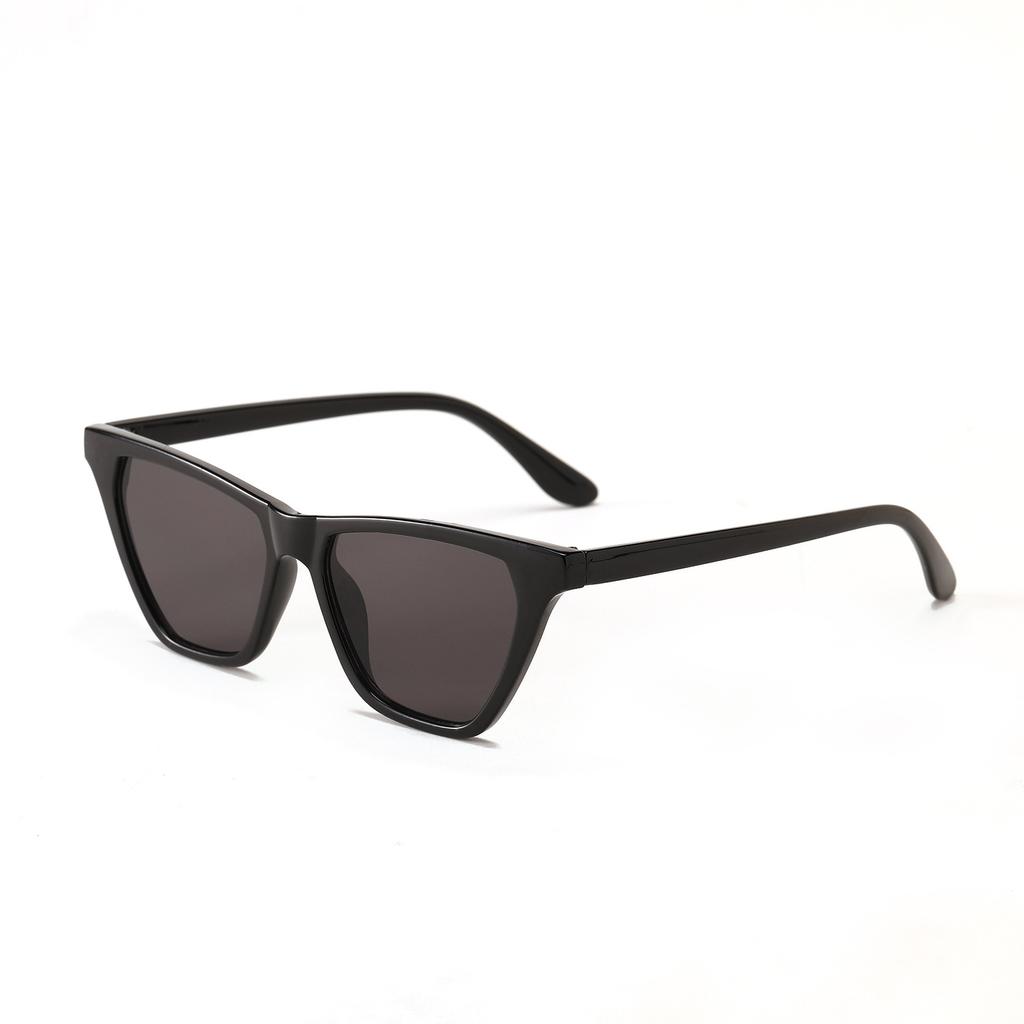 Glasses 2253 Color Small Square Retro Hawksbill Frame Sunglasses Women, Pointed Corner Jelly Sunglasses Men