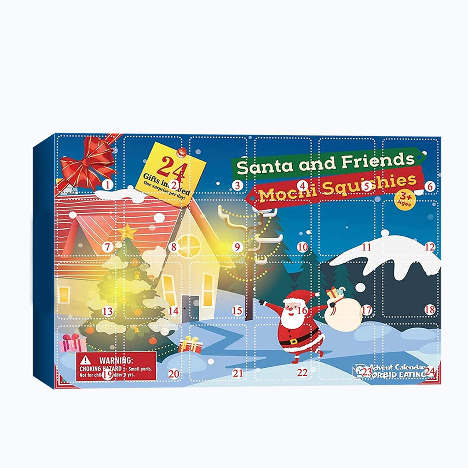 

24 Days Christmas Countdown Calendar Gifts Box Cute Squeeze Toys Xmas Advent Calendar Present For Children China Mainland
