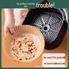 Air Fryer Oil Absorption Pad – High-Temp Resistant Silicone Baking Paper Separator.