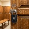 Compact Lightweight Code Lock Electroplated Steel Shackle Padlock  Gym Locker