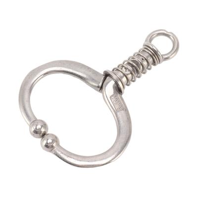 Cattle Nose Ring Stainless Steel Cattle Ring Spherical Cattle Ring Clamp Traction for Home Farm Livestock Supplies