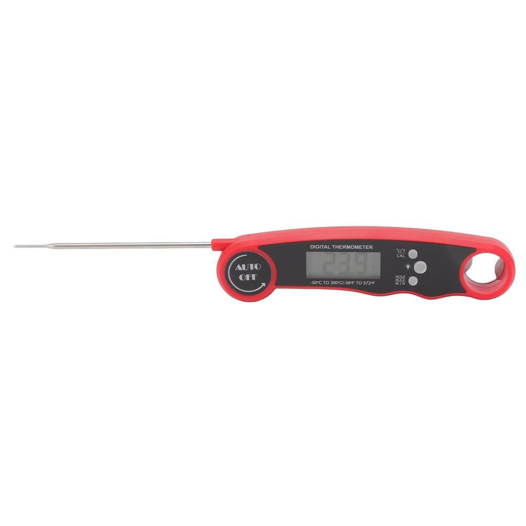 Digitales Lebensmittelthermometer Fleischthermometer Sonde mit Magnet Hintergrundbeleuchtung für Küche Outdoor Grillen