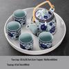 Naijiang Ceramic Tea Set with Tray