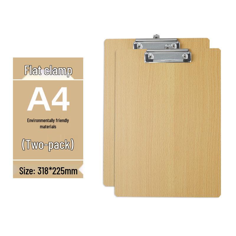 5 Wooden Clipboards Set: Includes 4 Clipboards with Pen Holders, 5 Writing Pads, and 16 File Boards for Restaurant Order Management