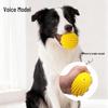 Dog Squeaky TPR Corn Ball: Bite-Resistant Pet Toy, Teeth Cleaner, Grinding Stick with Rope for Self-Entertaining Stress Relief.