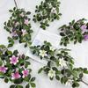 Fake Gardenia Flower Decor For Home And Events With Silk Fabric For Photography And Wedding Backdrops