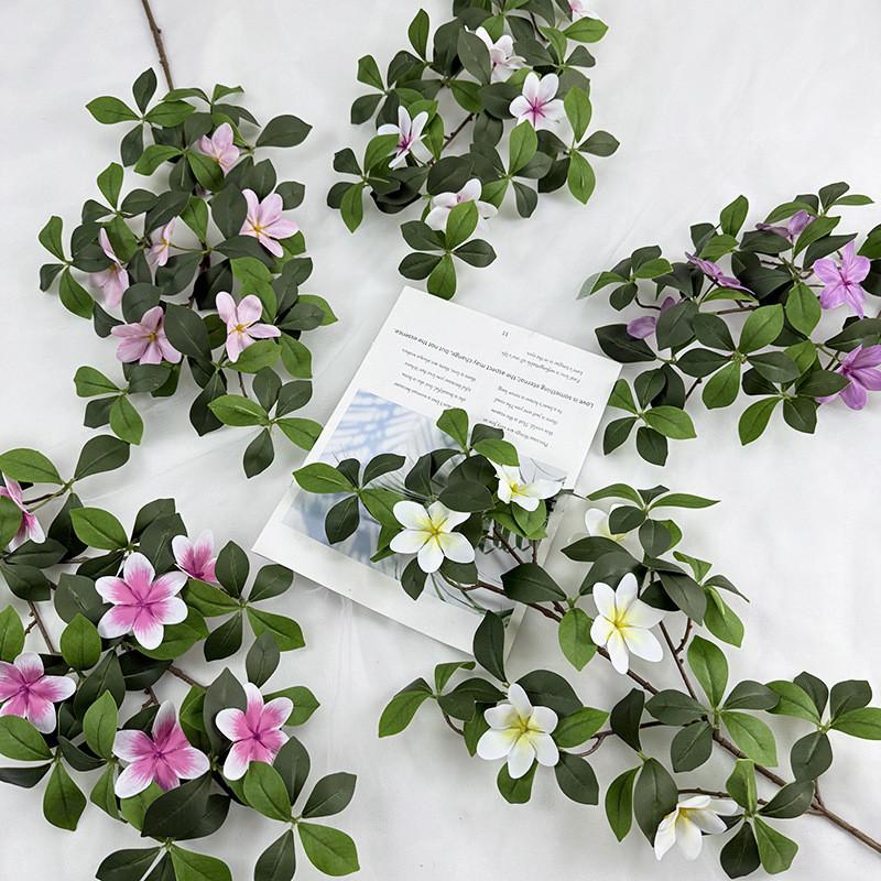 Fake Gardenia Flower Decor For Home And Events With Silk Fabric For Photography And Wedding Backdrops
