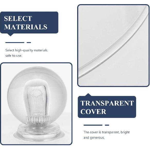 Plastic Cake Dome Cake Cover: Round Cake Stand Cover for Cake Food Stand Plate Tray Pedestal Display