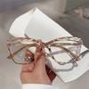 Fashion Classic Cat Eye Frame Glasses Retro Anti-Blue Light Eyeglasses Women Computer Eye Protection Spectacles Eyewear