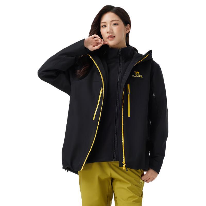 

Camel Bi Wenjun Style Unisex 3-in-1 Waterproof Hiking Jacket XL