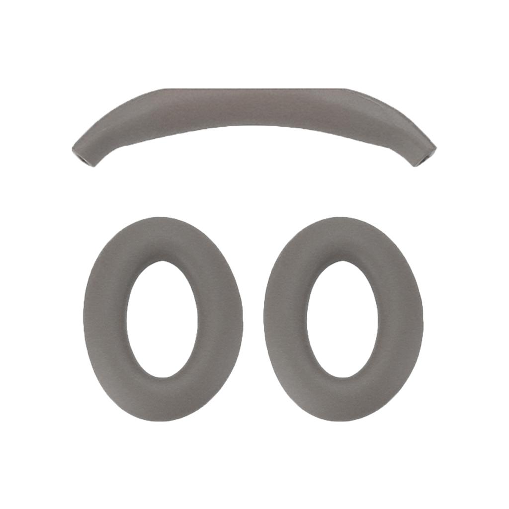 Coussinets d'oreille résistants à la transpiration Housse d'arceau pour QC45 QC35 QC25 QC15 AE2 Coussinets de casque Housse d'oreillettes lavable facilement Housse d'oreillette