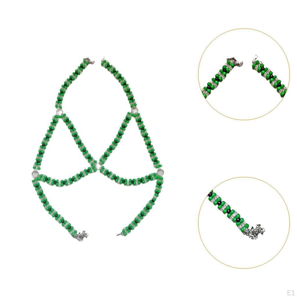 Body Chain Bra Beading for Beach Stage Performance Cosplay Fancy Dress