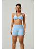 European Halter Neck Seamless Yoga Bra: Sexy, High Elasticity, Matte Finish, Beautiful Back Design