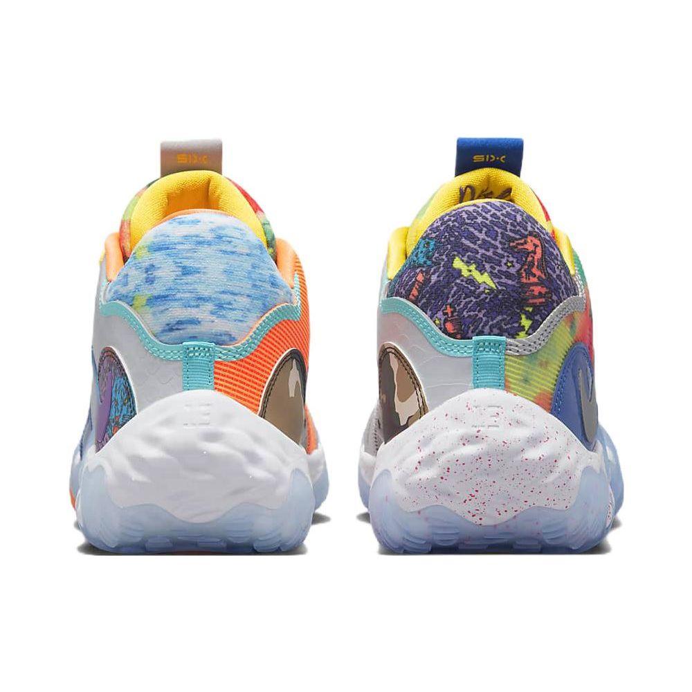 Nike PG 6 EP What The Unisex Sneakers Multi-Color Opti-Yellow Total-Orange DR8960-700