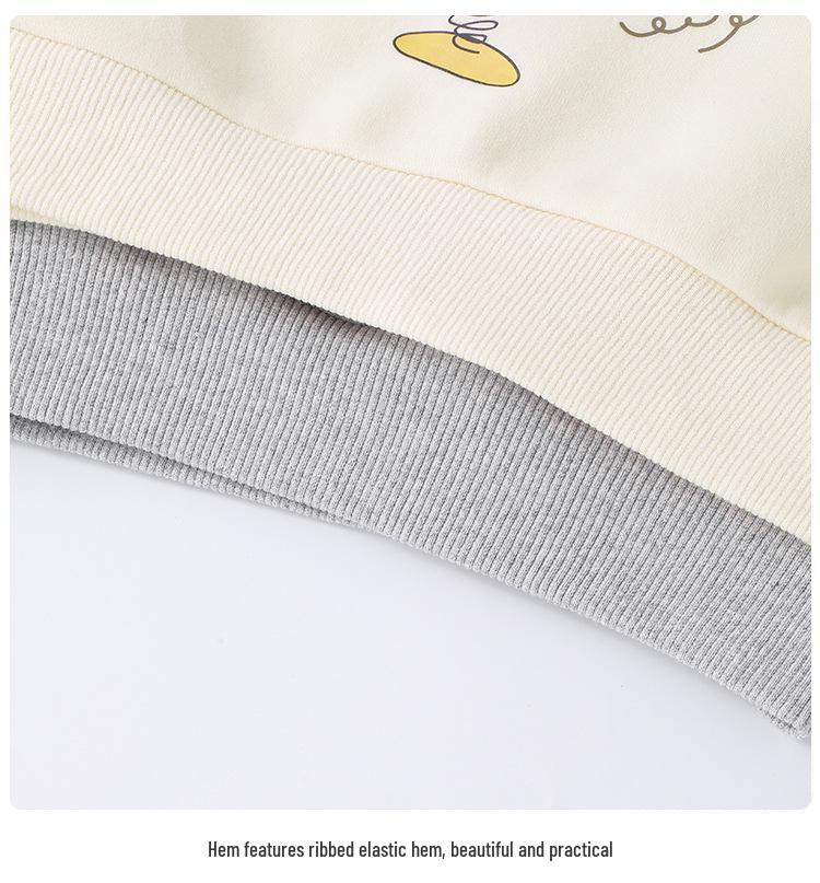 Bluza polarowa z okrągłym dekoltem dla niemowląt, z długim rękawem, ciepła koszulka bazowa na jesień i zimę