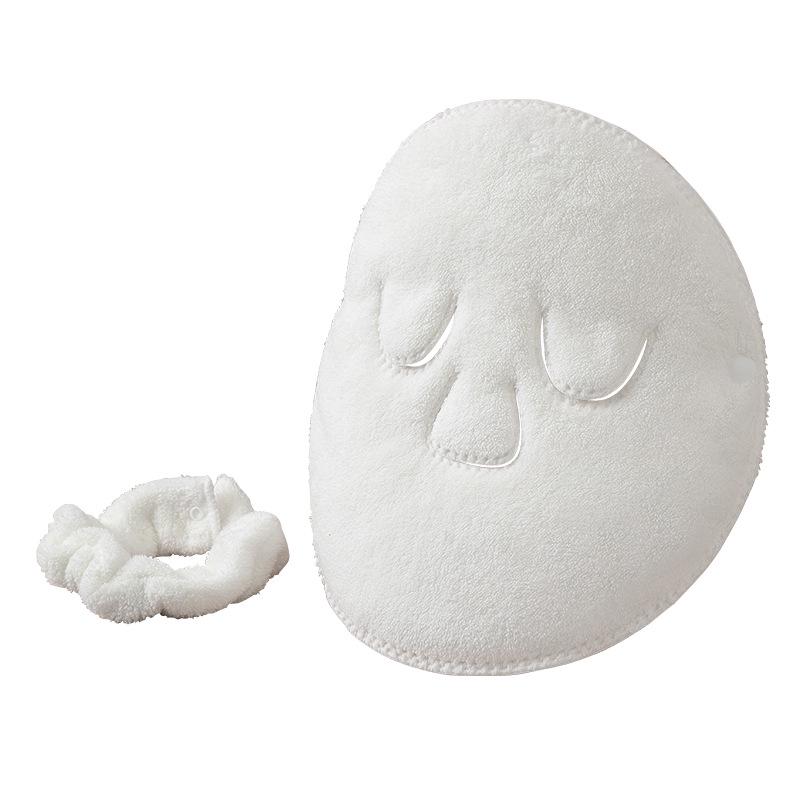 Gesichtstuch aus Korallenfleece für feuchtigkeitsspendende und hydratisierende Therapie