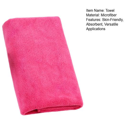 Yousheng Microfiber Hair Wrap Towel 14" x 30" Absorbent Bathroom Towel Kitchen Cleaning Towel Washcloth for Spa Salon Swimming Pool