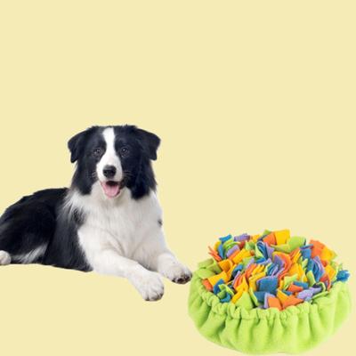 Pet Snuffle Mat Multifunkční Pes Slow Food Čichací podložka Polar Fleece Interaktivní puzzle na hledání potravy