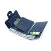 Short Wallet Women's Lambskin Classic Rhombus Pattern Three-fold Wallet New Large-capacity Leather Card Bag Wallet Women