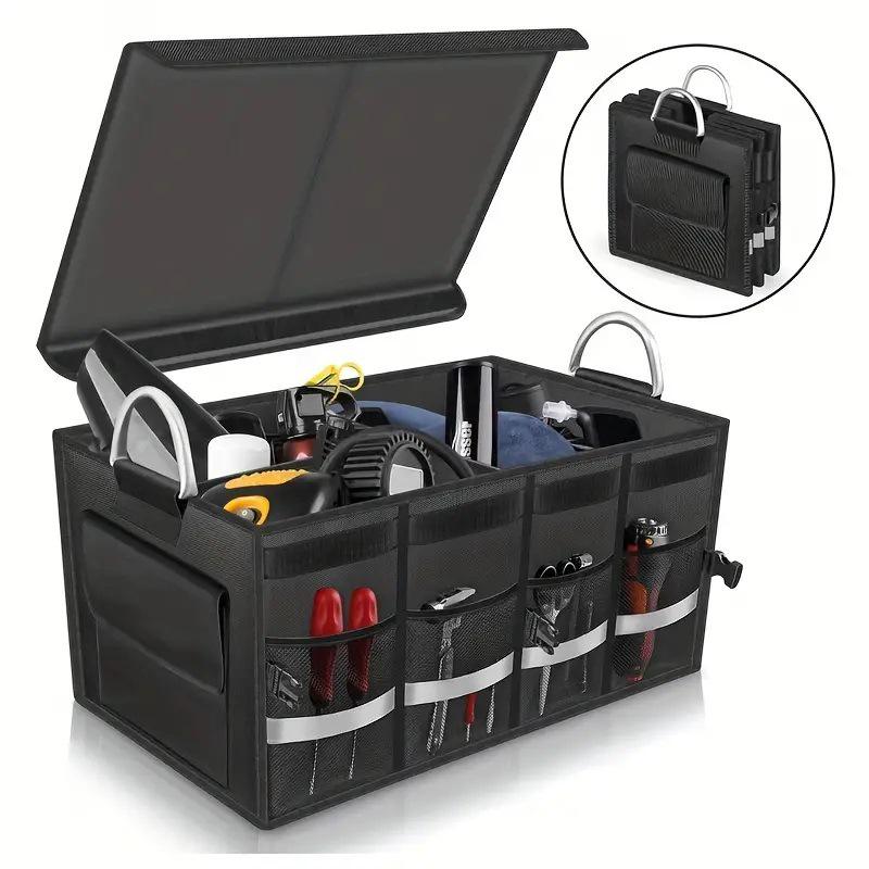 Portable Cross-Border Car Trunk Storage Box - Large Capacity & Foldable