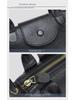 Mini borsa a tracolla in vera pelle – Borsa a tracolla quadrata alla moda da donna