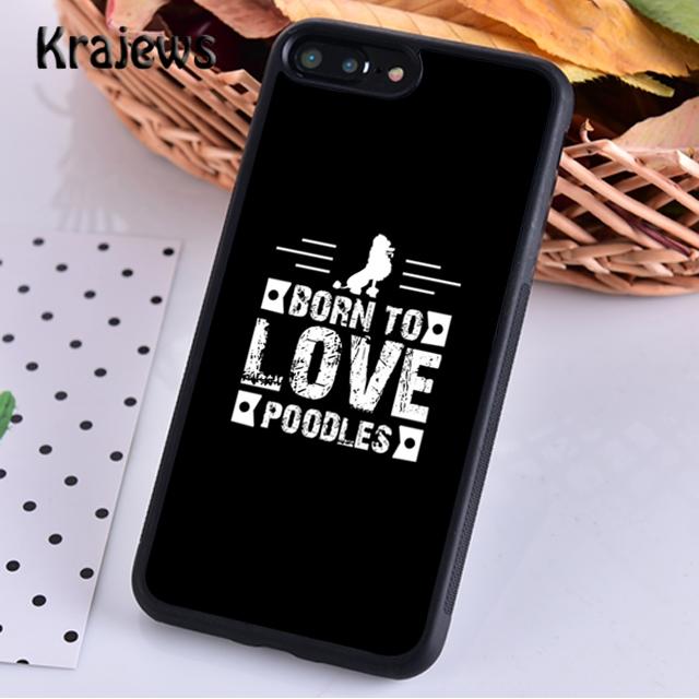 Funny Poodle Design Life Is Better With A Poodle Phone Case Cover For iPhone 17 Air 16 15 14 Plus 12 13 Pro Max
