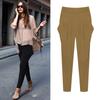 Large Size Women's Clothing High Waist Harlan Pants Women's Pants Extra Large Size Loose and Thin Elastic Pants Thin